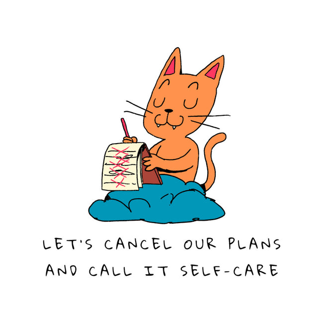 Let's Cancel Our Plans-Womens-Fitted-Tee-FunkVampire