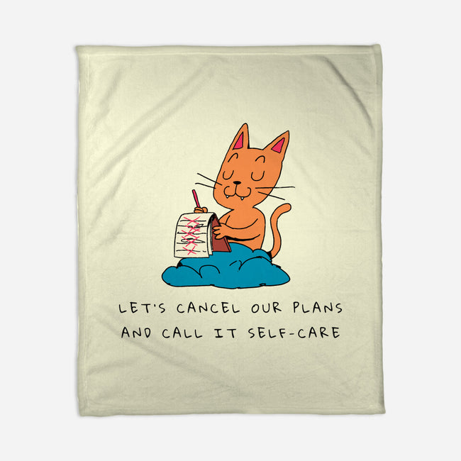 Let's Cancel Our Plans-None-Fleece-Blanket-FunkVampire