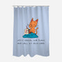 Let's Cancel Our Plans-None-Polyester-Shower Curtain-FunkVampire