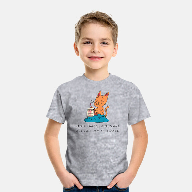 Let's Cancel Our Plans-Youth-Basic-Tee-FunkVampire