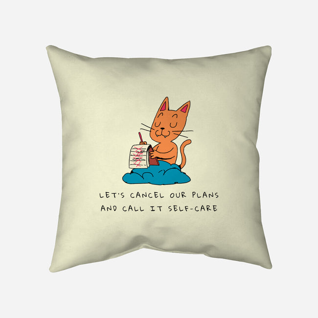 Let's Cancel Our Plans-None-Removable Cover w Insert-Throw Pillow-FunkVampire