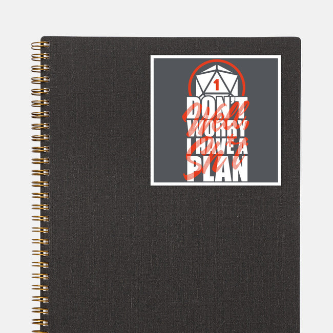 RPG Bad Luck Plan-None-Glossy-Sticker-Studio Mootant