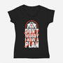 RPG Bad Luck Plan-Womens-V-Neck-Tee-Studio Mootant