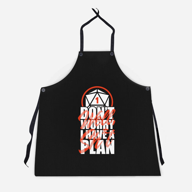 RPG Bad Luck Plan-Unisex-Kitchen-Apron-Studio Mootant