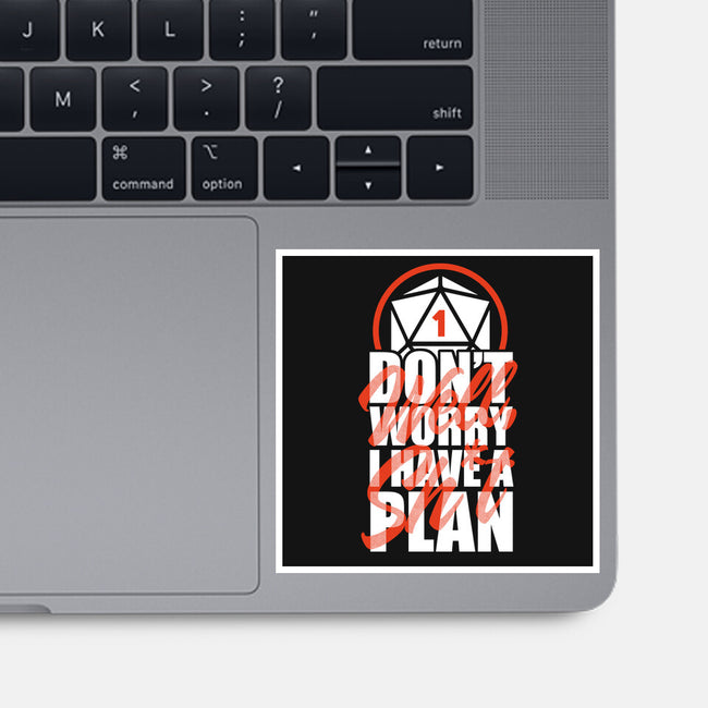 RPG Bad Luck Plan-None-Glossy-Sticker-Studio Mootant