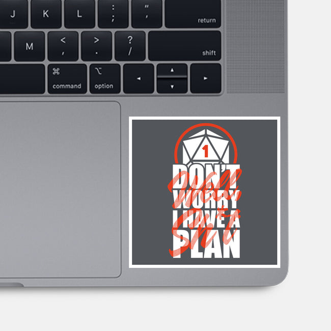 RPG Bad Luck Plan-None-Glossy-Sticker-Studio Mootant