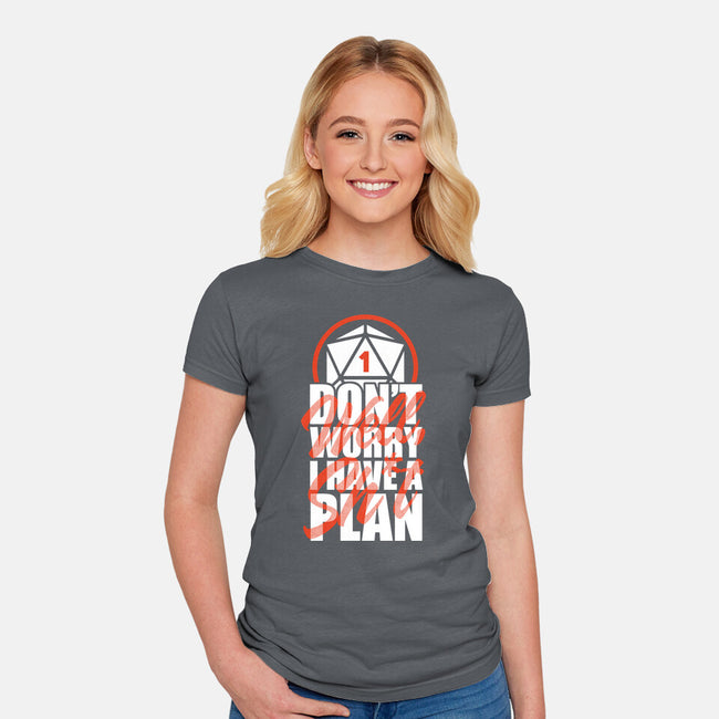 RPG Bad Luck Plan-Womens-Fitted-Tee-Studio Mootant