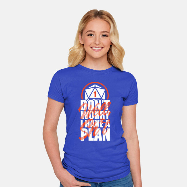 RPG Bad Luck Plan-Womens-Fitted-Tee-Studio Mootant