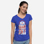 RPG Bad Luck Plan-Womens-V-Neck-Tee-Studio Mootant