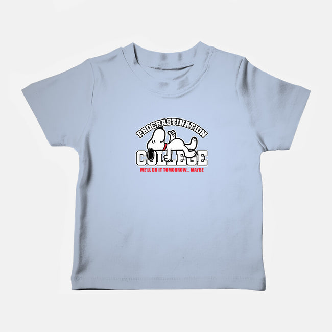 Procrastination University-Baby-Basic-Tee-Studio Mootant