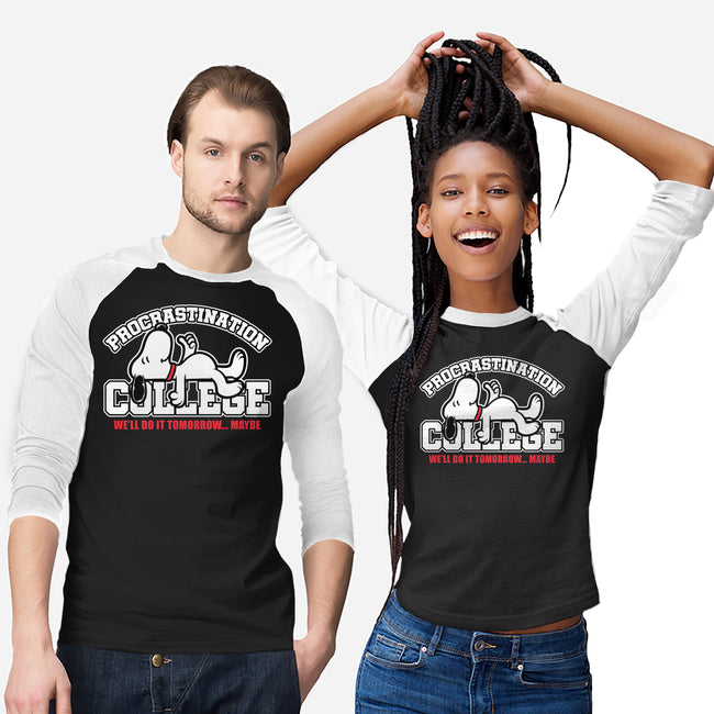 Procrastination University-Unisex-Baseball-Tee-Studio Mootant