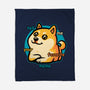 Favorite Meme Dog-None-Fleece-Blanket-Studio Mootant