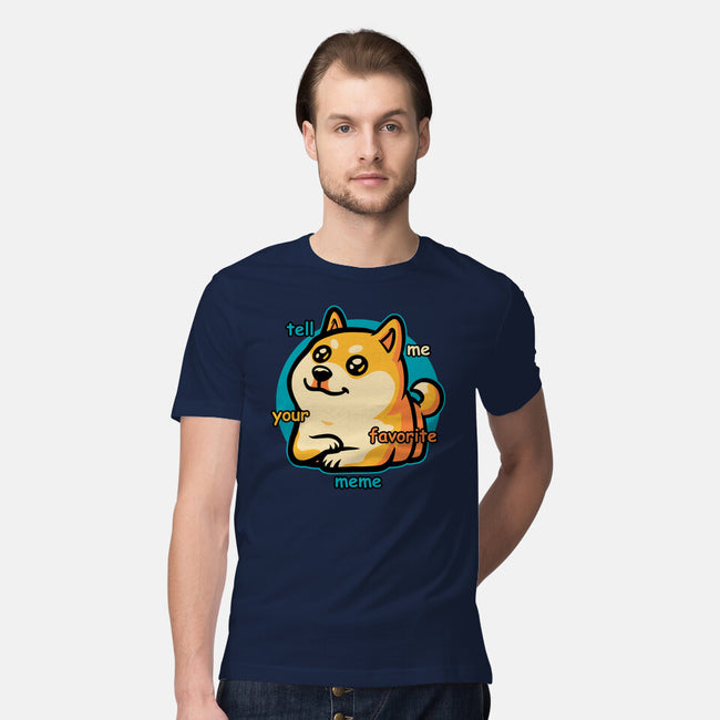 Favorite Meme Dog-Mens-Premium-Tee-Studio Mootant