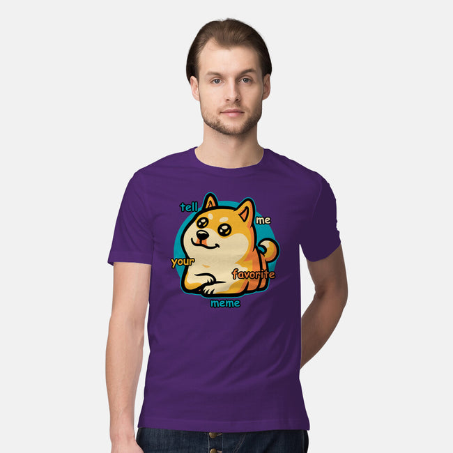 Favorite Meme Dog-Mens-Premium-Tee-Studio Mootant