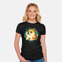 Favorite Meme Dog-Womens-Fitted-Tee-Studio Mootant