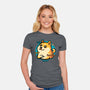 Favorite Meme Dog-Womens-Fitted-Tee-Studio Mootant