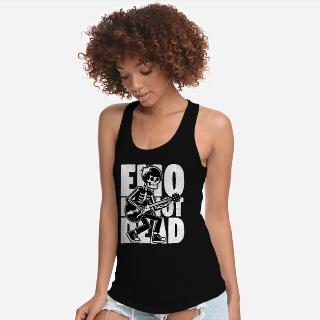 Emo Is Not Dead-Womens-Racerback-Tank-Studio Mootant