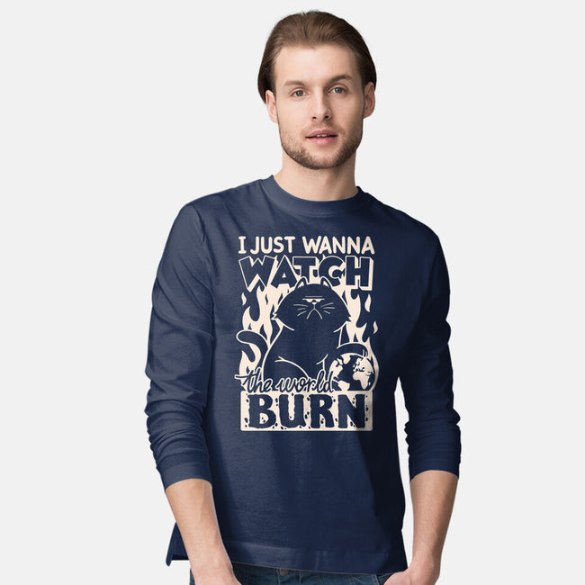 World Burn-Mens-Long Sleeved-Tee-Getsousa!