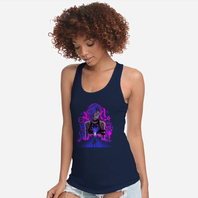 Pow-Pow Was Here-Womens-Racerback-Tank-rmatix