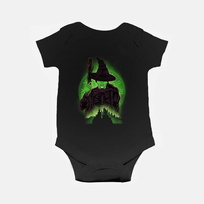 Wicked Green-Baby-Basic-Onesie-rmatix