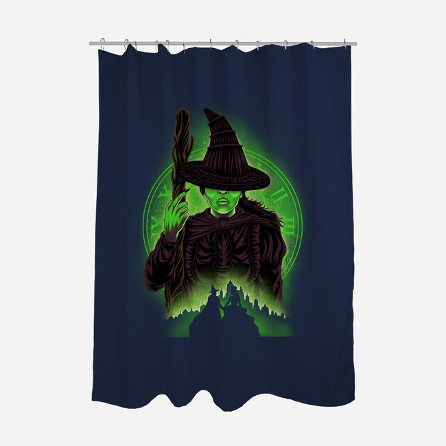 Wicked Green-None-Polyester-Shower Curtain-rmatix