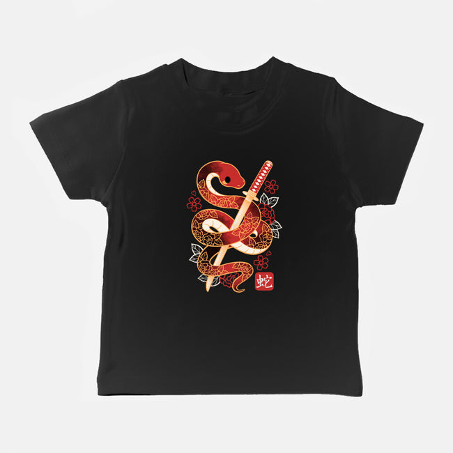 Chinese Cute Year Of The Snake-Baby-Basic-Tee-NemiMakeit