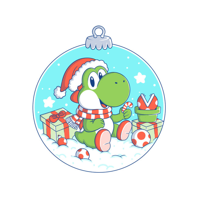 Dino Christmas-Baby-Basic-Tee-Eoli Studio