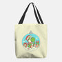 Dino Christmas-None-Basic Tote-Bag-Eoli Studio