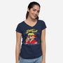 Street Friday-Womens-V-Neck-Tee-Eoli Studio