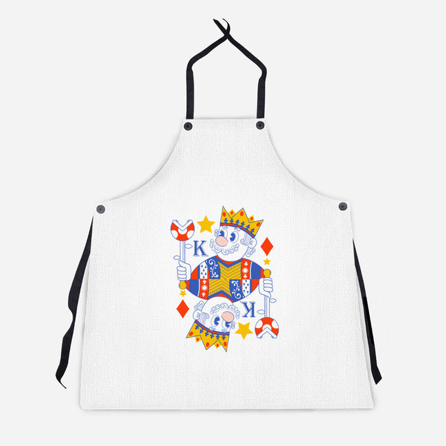 Mushroom King-Unisex-Kitchen-Apron-Eoli Studio