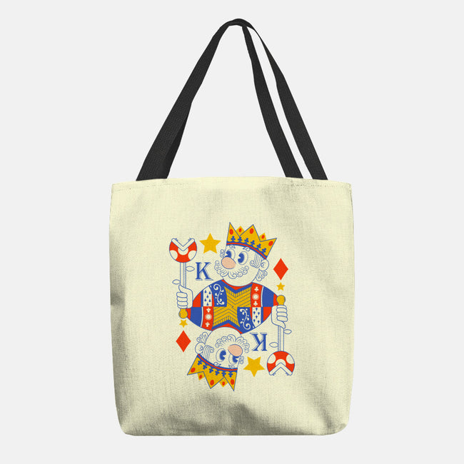 Mushroom King-None-Basic Tote-Bag-Eoli Studio