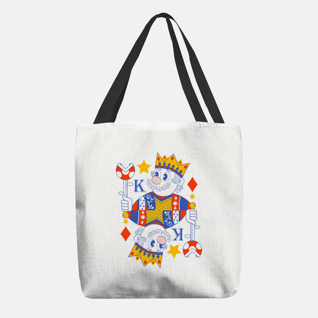 Mushroom King-None-Basic Tote-Bag-Eoli Studio