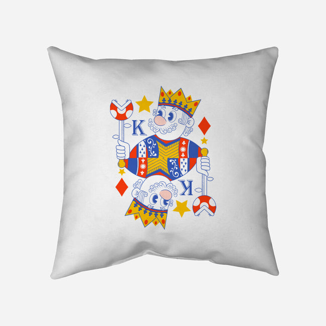 Mushroom King-None-Removable Cover w Insert-Throw Pillow-Eoli Studio