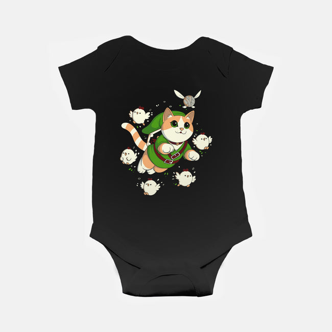 The Legend Of The Cat-Baby-Basic-Onesie-Eoli Studio