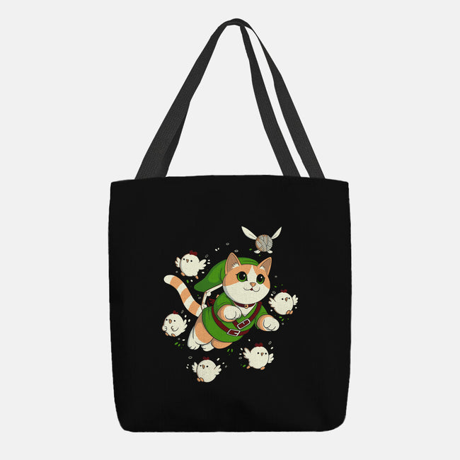 The Legend Of The Cat-None-Basic Tote-Bag-Eoli Studio