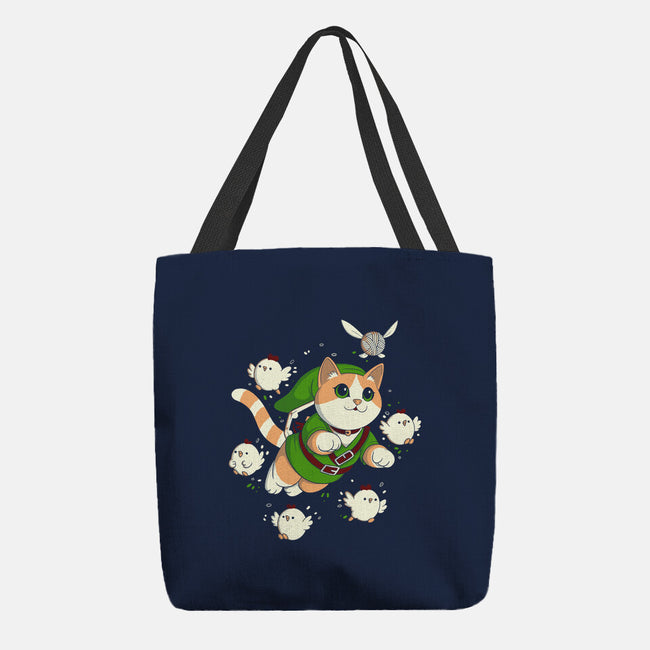 The Legend Of The Cat-None-Basic Tote-Bag-Eoli Studio