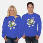 The Legend Of The Cat-Unisex-Crew Neck-Sweatshirt-Eoli Studio