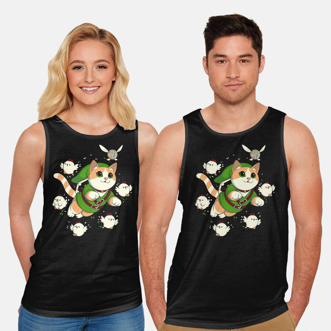 The Legend Of The Cat-Unisex-Basic-Tank-Eoli Studio