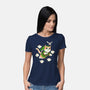 The Legend Of The Cat-Womens-Basic-Tee-Eoli Studio