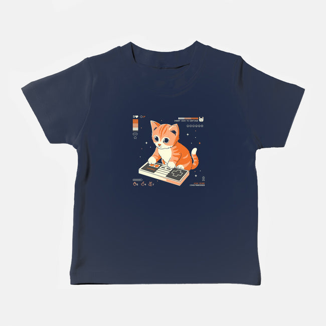 Cat Games-Baby-Basic-Tee-Eoli Studio