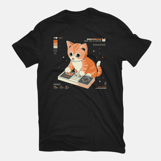 Cat Games-Mens-Basic-Tee-Eoli Studio