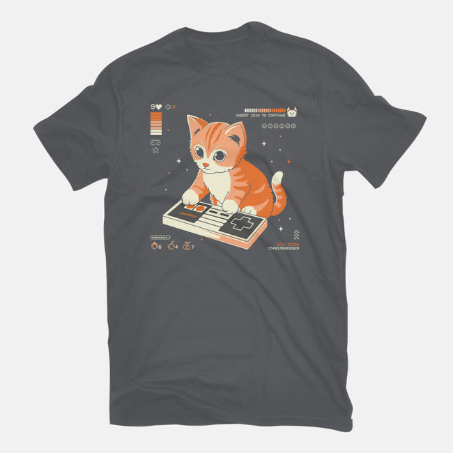 Cat Games-Womens-Basic-Tee-Eoli Studio