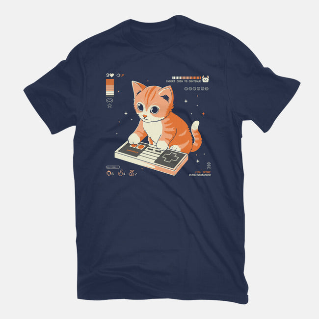 Cat Games-Womens-Basic-Tee-Eoli Studio