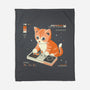 Cat Games-None-Fleece-Blanket-Eoli Studio