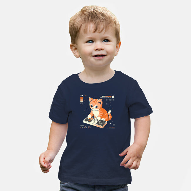 Cat Games-Baby-Basic-Tee-Eoli Studio