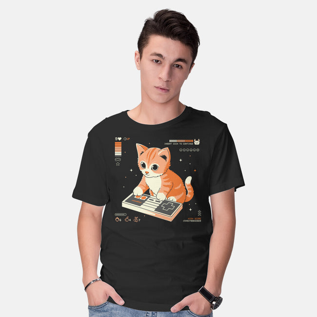 Cat Games-Mens-Basic-Tee-Eoli Studio