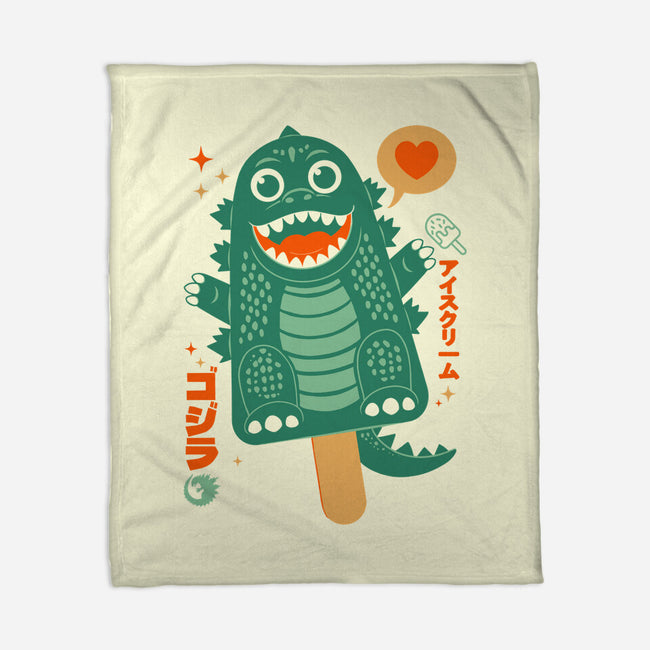 IceZilla-None-Fleece-Blanket-Eoli Studio