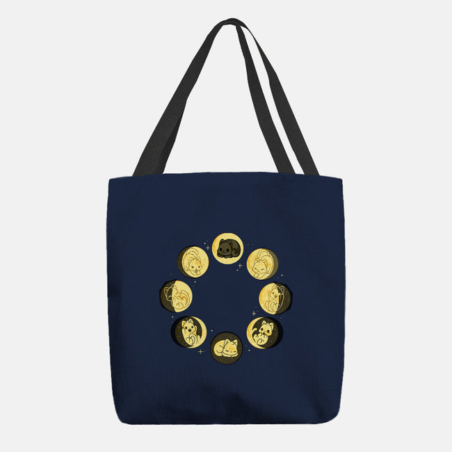 Moon Cat Phase-None-Basic Tote-Bag-Vallina84