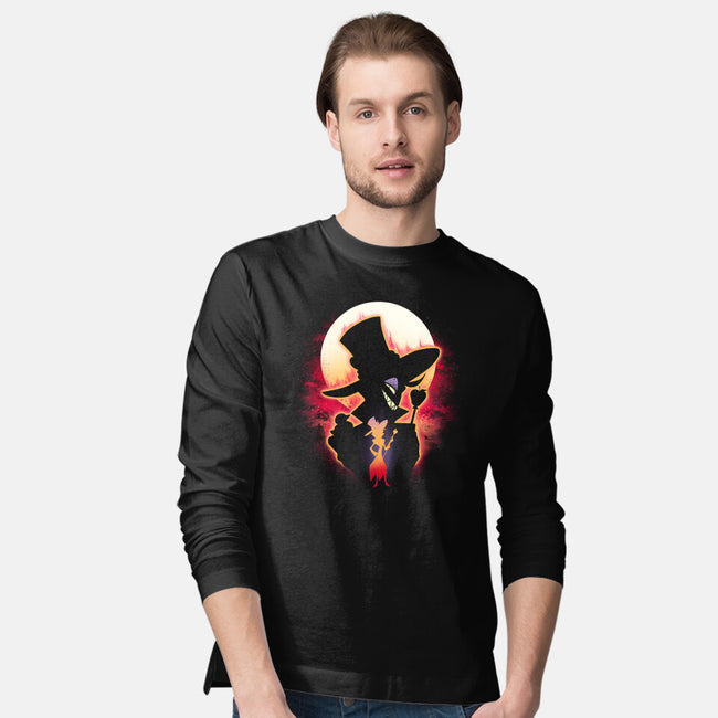 The Fallen Angel-Mens-Long Sleeved-Tee-dandingeroz