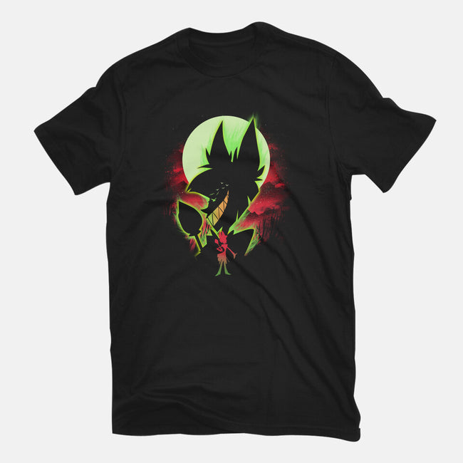 The Radio Demon Landscape-Youth-Basic-Tee-dandingeroz